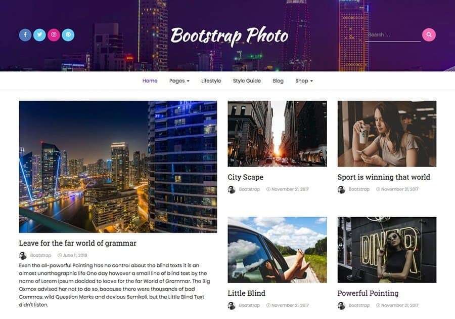 Best Free Wedding Photography WordPress Themes