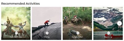 Travel Tour slider layout 1