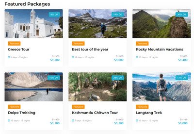 Travel Tour trip layout 4