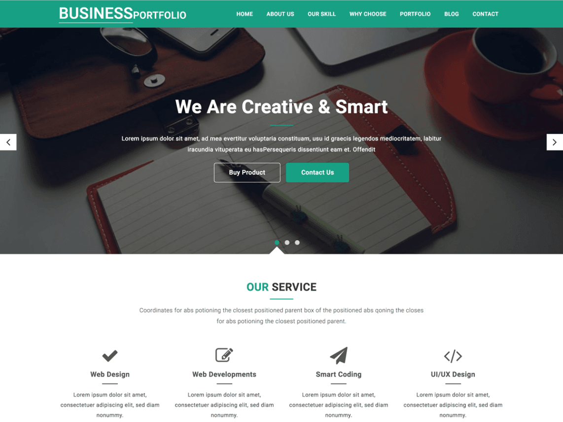Portfolio WordPress Themes For Free