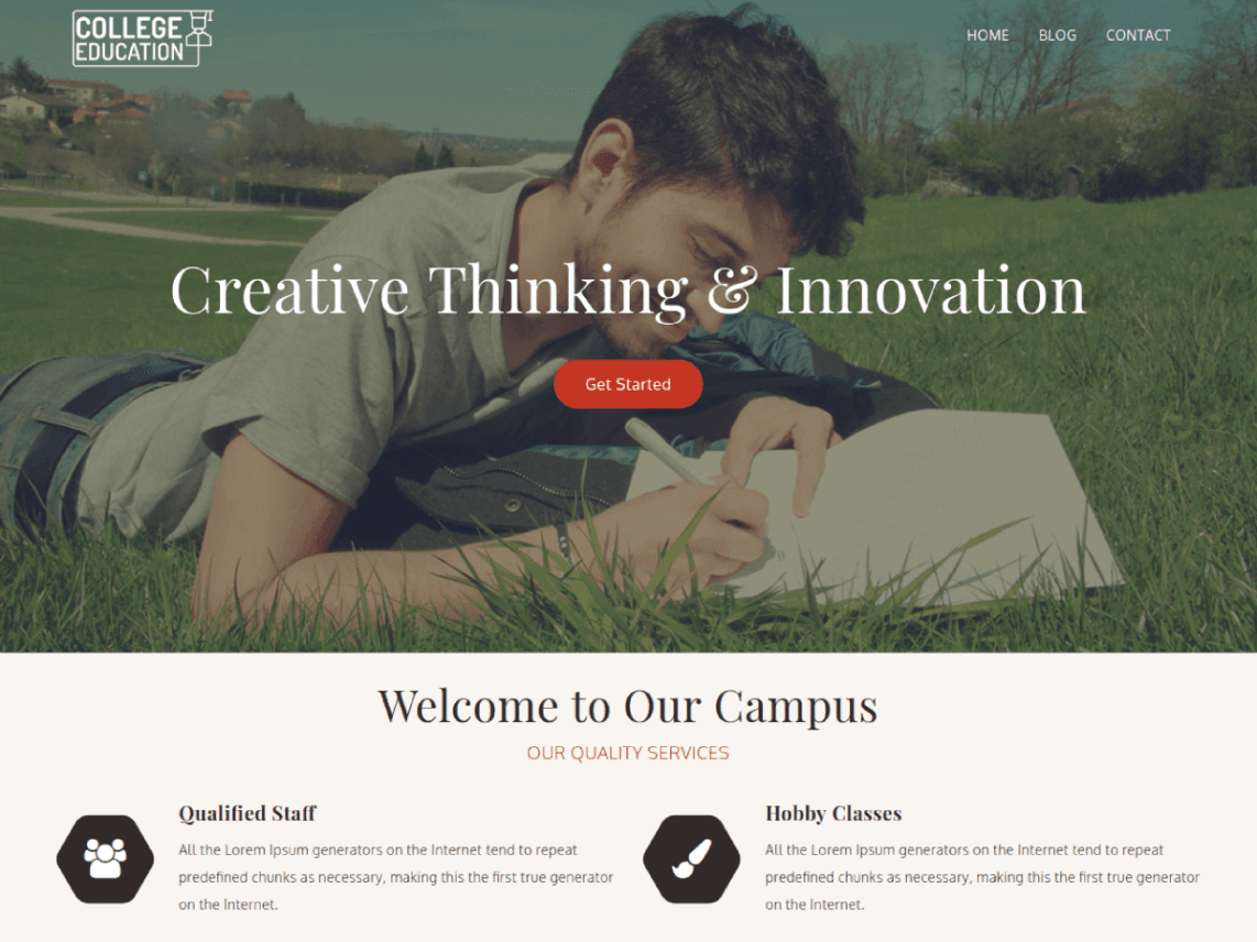 WordPress College Templates