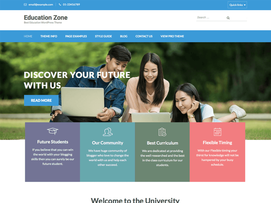 WordPress College Templates