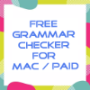 Grammar Checkers for Mac