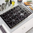 GE Profile Cooktop - A Stainless steel built cooktop with sealed burners