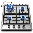 Happybuy 23x20Inches - Built In Gas Cooktop With a Safe Electronic Ignition System Happybuy 23x20Inches - Built In Gas Cooktop With a Safe Electronic Ignition System