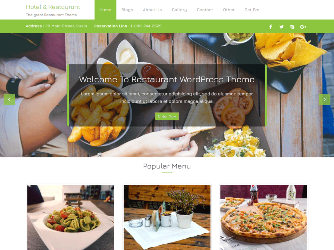 WordPress Themes for Hotels
