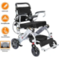 Innuovo Lightweight Foldable Electric Wheelchair - Portable Foldable Wheelchair With Joystick Controls Innuovo Lightweight Foldable Electric Wheelchair - Portable Foldable Wheelchair With Joystick Controls