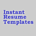 Instantresumetemplates - Features Customizable Templates For All Career Fields