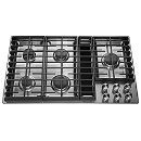 KitchenAid - 5 Burner Downdraft Ventilation Cooktop With The Latest Technology KitchenAid - 5 Burner Downdraft Ventilation Cooktop With The Latest Technology