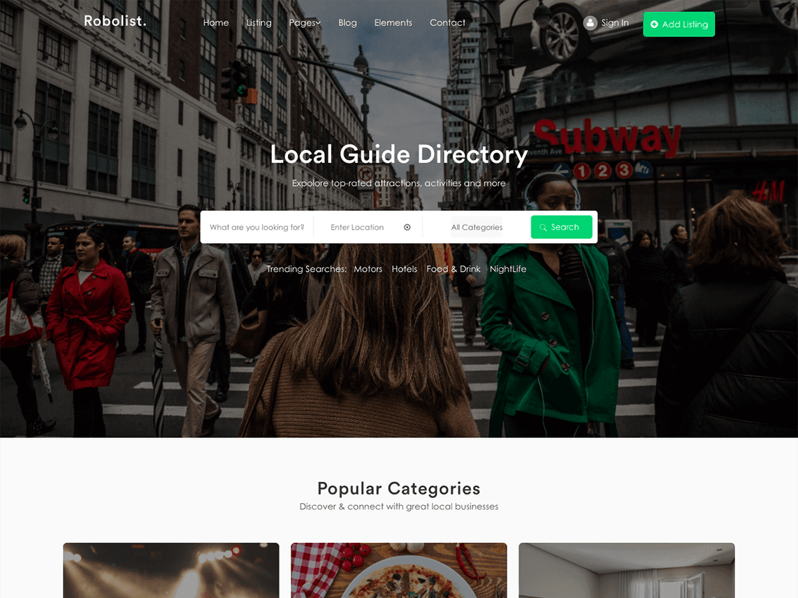 5 WordPress Free Themes For Directories