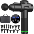 Toloco - Muscle Massage Gun Silicon Handle Muscle Massager with 20 adjustable speeds Toloco - Muscle Massage Gun Silicon Handle Muscle Massager with 20 adjustable speeds