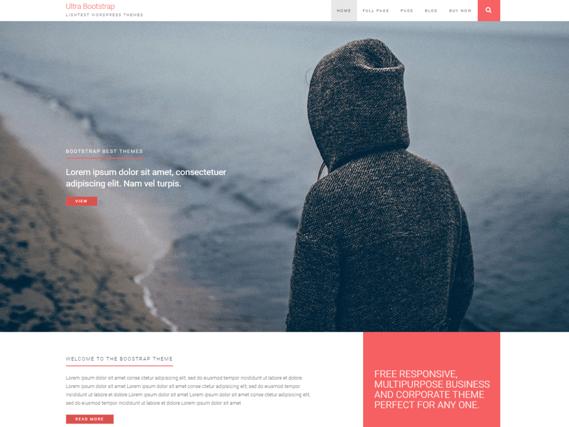 Best Free Bootstrap Themes For WordPress