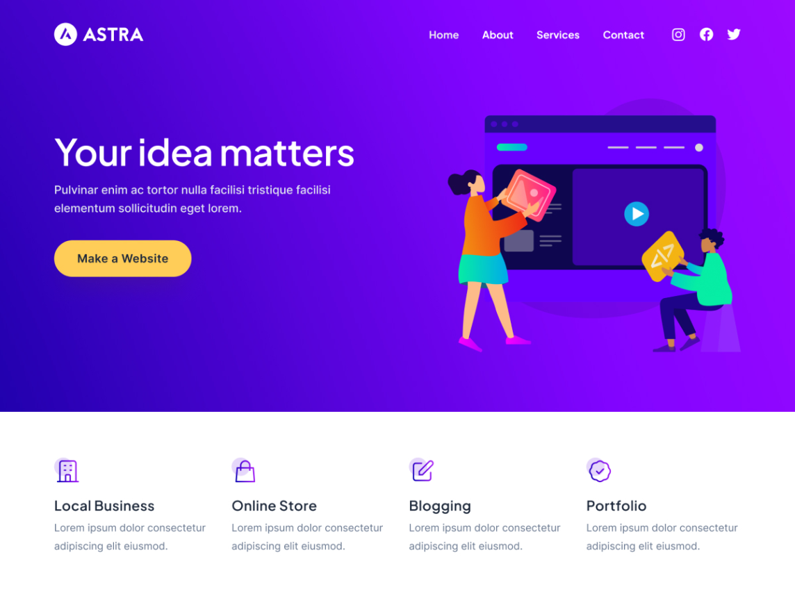 Astra belongs to the Best WordPress blog themes
