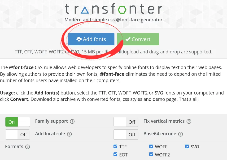 How to Change Fonts on WordPress Website: Add fonts in Web-friendly generator