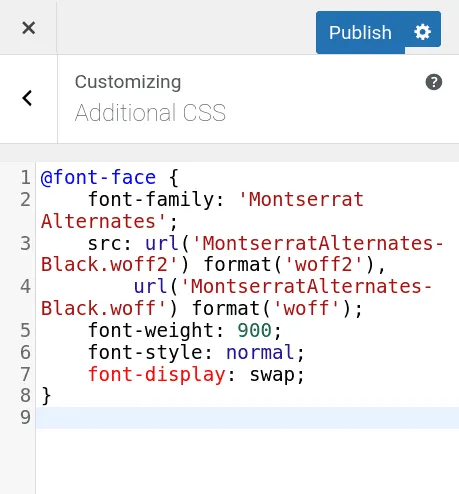 How to Change Fonts on WordPress: Add Local Font Family To Customizer