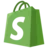 Shopify vs. WordPress: Shopify icon Shopify vs. WordPress: Shopify icon